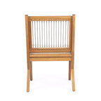 Christopher Knight Home Reynard set da pranzo da esterno espandibile 7 pezzi con tavolo in legno di acacia e sedie con schienale in corda