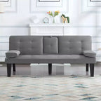 Divano letto trasf. 165 cm, design moderno, facile conversione