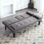 Divano letto trasf. 165 cm, design moderno, facile conversione