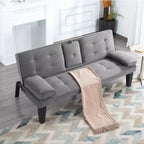 Divano letto trasf. 165 cm, design moderno, facile conversione