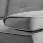Divano letto trasf. 165 cm, design moderno, facile conversione