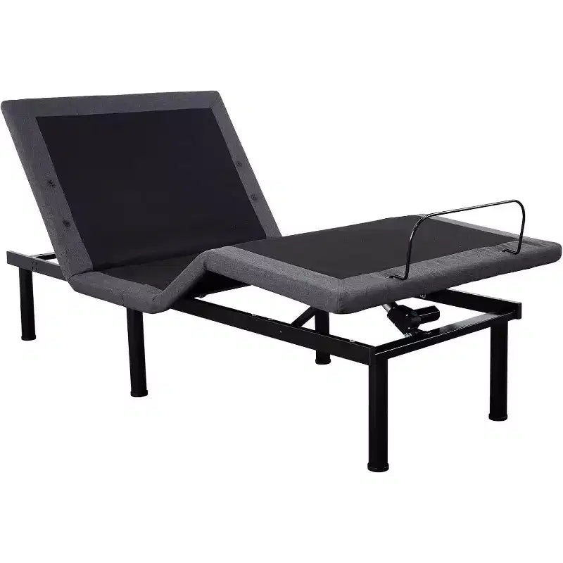 Telaio Letto Regolabile, Rete Elettrica con Massaggio, Inclinazione Testa e Piedi, Telecomando Wireless, 2 Porte USB Integrate, Luce Notturna a LED