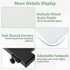 Set tavolo e panche da picnic Costway per 2-4 persone Tavolo da pranzo rettangolare da campeggio per esterni Nero/Grigio/Verde/Bianco