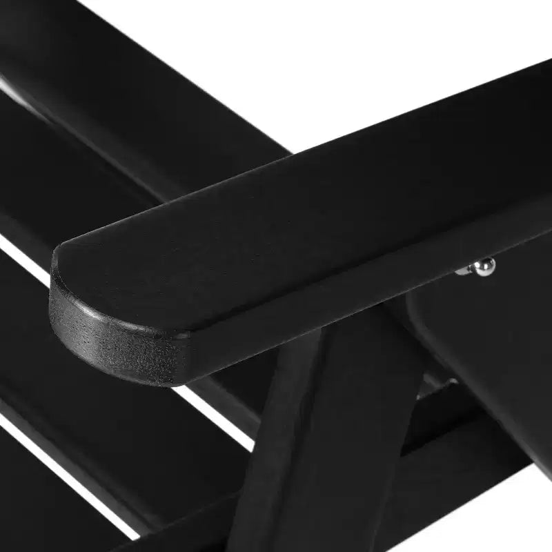 WestinTrends Malibu Set da Pranzo da Esterno Quadrato a 5 Pezzi in HDPE con Sedie Pieghevoli, Bianco