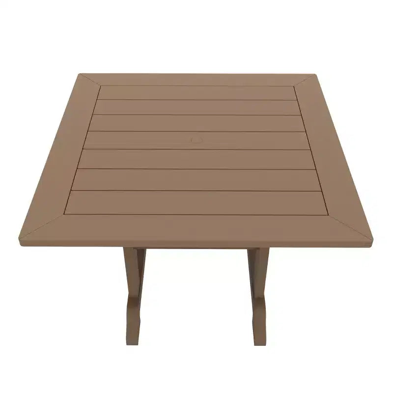 WestinTrends Malibu Set da Pranzo da Esterno Quadrato a 5 Pezzi in HDPE con Sedie Pieghevoli, Bianco