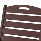 WestinTrends Malibu Set da Pranzo da Esterno Quadrato a 5 Pezzi in HDPE con Sedie Pieghevoli, Bianco