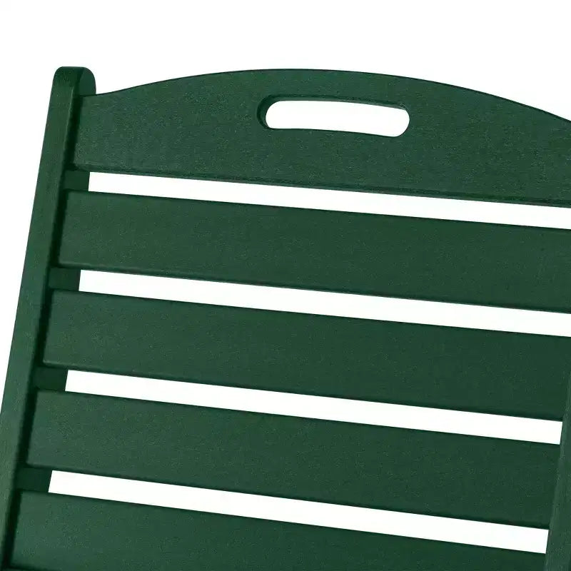 WestinTrends Malibu Set da Pranzo da Esterno Quadrato a 5 Pezzi in HDPE con Sedie Pieghevoli, Bianco