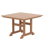 WestinTrends Malibu Set da Pranzo da Esterno Quadrato a 5 Pezzi in HDPE con Sedie Pieghevoli, Bianco