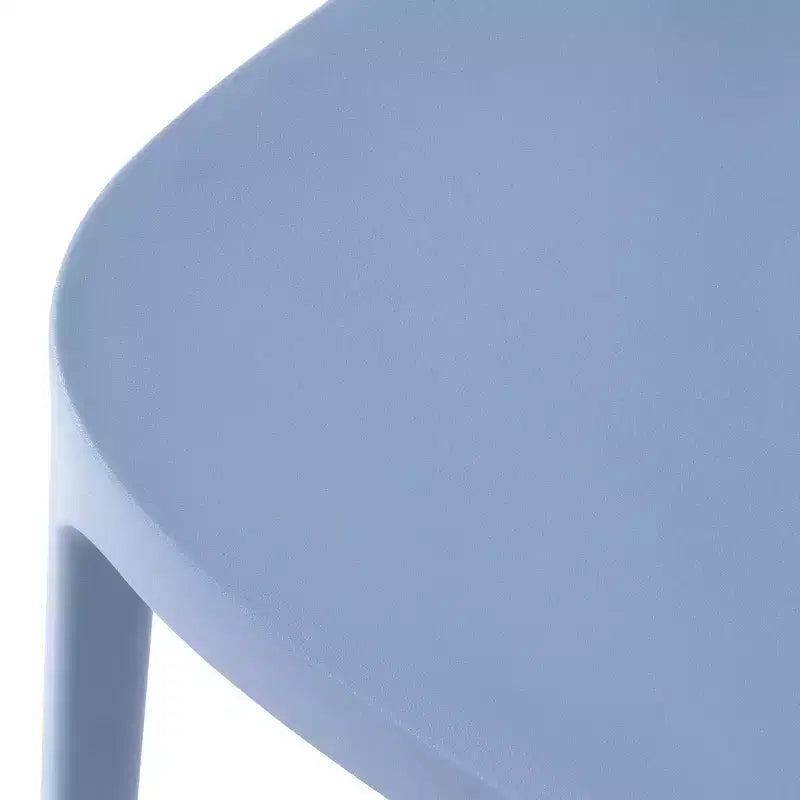 Set da pranzo da esterni WestinTrends Playa Modern da 5 pezzi in resina con sedie da pranzo da esterni impilabili