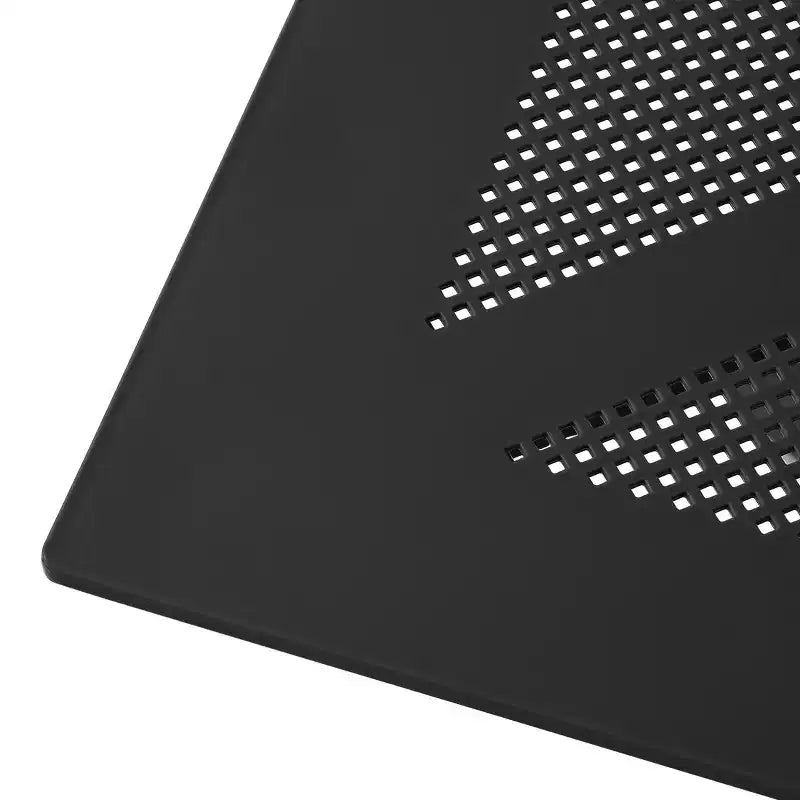 WestinTrends Playa Moderno Set da Pranzo da Esterno in Resina a 5 Pezzi con Tavolo e Sedie Impilabili, Nero