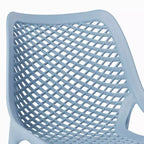 Set da tavolo da pranzo rotondo moderno a 5 pezzi WestinTrends Playa con sedie da pranzo impilabili per patio