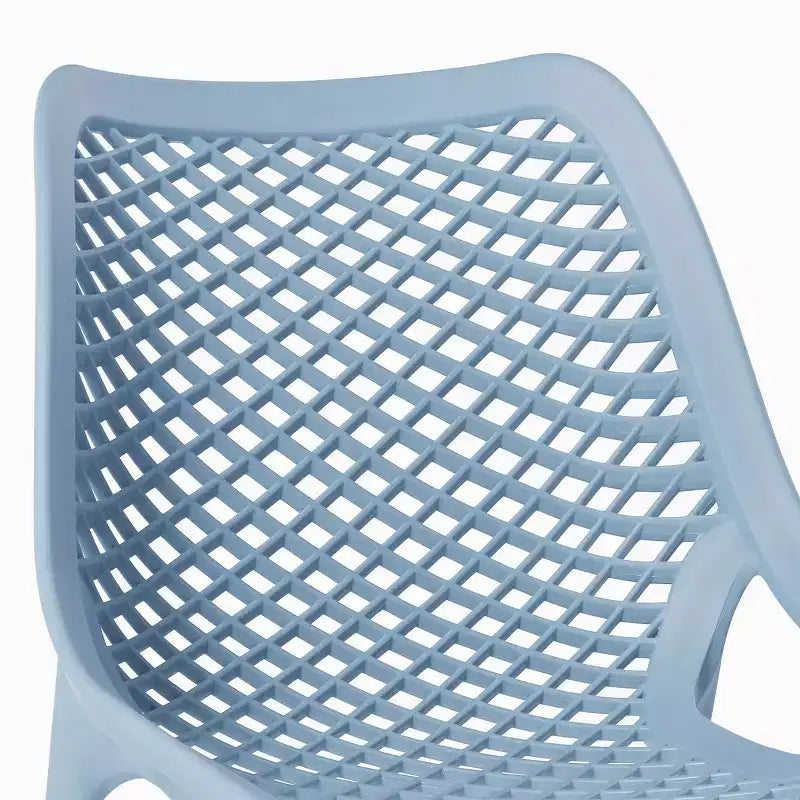 Set da tavolo da pranzo rotondo moderno a 5 pezzi WestinTrends Playa con sedie da pranzo impilabili per patio