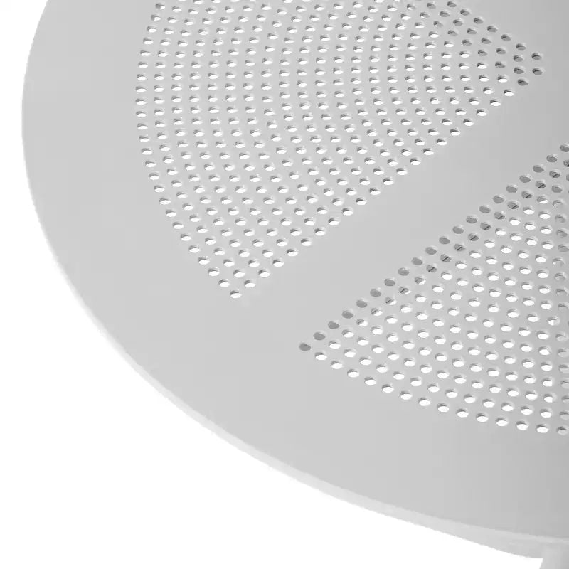 Set da tavolo da pranzo rotondo moderno a 5 pezzi WestinTrends Playa con sedie da pranzo impilabili per patio