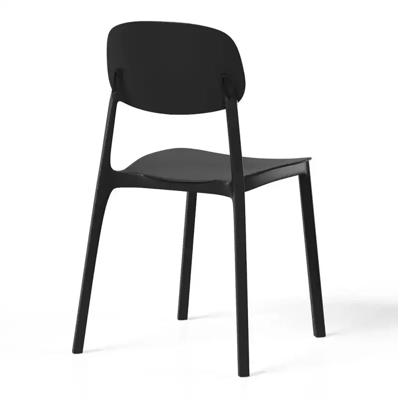 WestinTrends Playa Set da Pranzo da Esterno Rettangolare in Metallo a 7 Pezzi con Sedie Laterali Impilabili da Patio Mid-Century Modern
