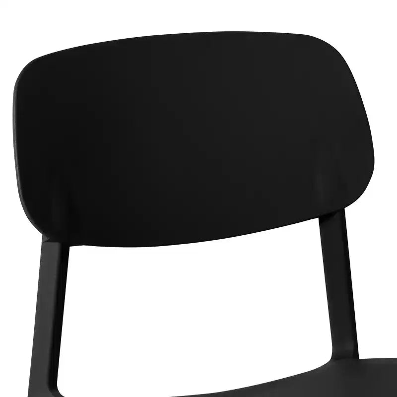 WestinTrends Playa Set da Pranzo da Esterno Rettangolare in Metallo a 7 Pezzi con Sedie Laterali Impilabili da Patio Mid-Century Modern