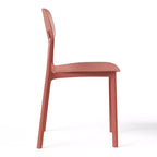 WestinTrends Playa Set da Pranzo da Esterno Rettangolare in Metallo a 7 Pezzi con Sedie Laterali Impilabili da Patio Mid-Century Modern