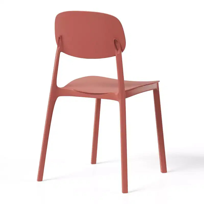 WestinTrends Playa Set da Pranzo da Esterno Rettangolare in Metallo a 7 Pezzi con Sedie Laterali Impilabili da Patio Mid-Century Modern