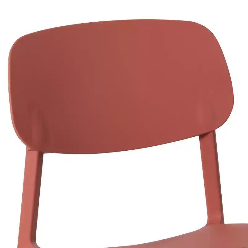 WestinTrends Playa Set da Pranzo da Esterno Rettangolare in Metallo a 7 Pezzi con Sedie Laterali Impilabili da Patio Mid-Century Modern