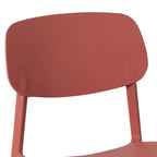 WestinTrends Playa Set da Pranzo da Esterno Rettangolare in Metallo a 7 Pezzi con Sedie Laterali Impilabili da Patio Mid-Century Modern
