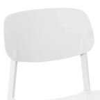 WestinTrends Playa Set da Pranzo da Esterno Rettangolare in Metallo a 7 Pezzi con Sedie Laterali Impilabili da Patio Mid-Century Modern