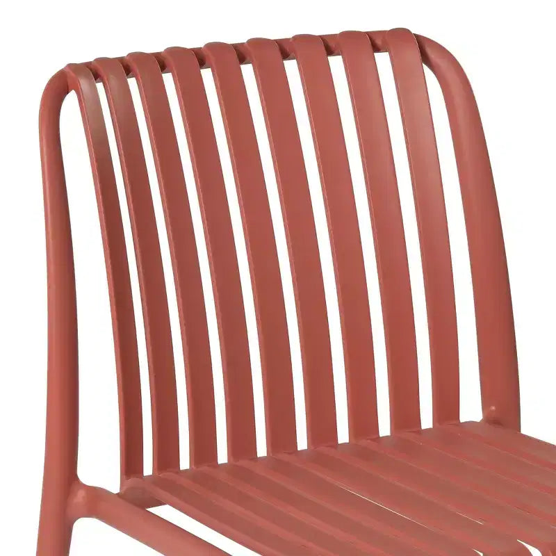 Set da 7 pezzi da pranzo per patio esterno WestinTrends Playa con sedie da patio impilabili