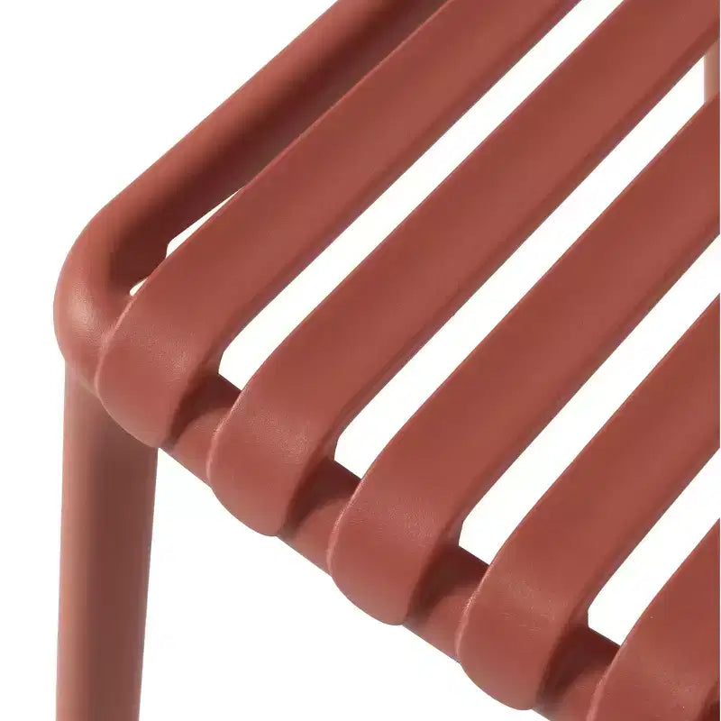 Set da 7 pezzi da pranzo per patio esterno WestinTrends Playa con sedie da patio impilabili