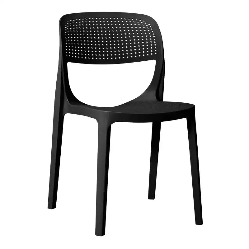 WestinTrends Playa Set da Pranzo da Esterno Rettangolare a 7 Pezzi in Metallo con Sedie da Pranzo da Esterno Impilabili