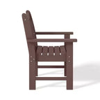 WestinTrends Malibu Set da Pranzo da Esterno 5 Pezzi con Tavolo Rotondo e Sedie in HDPE