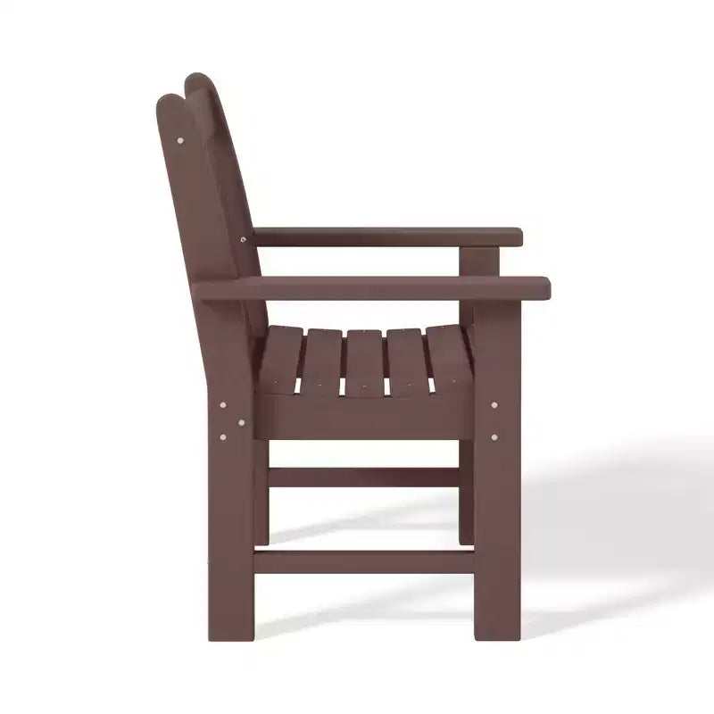 WestinTrends Malibu Set da Pranzo da Esterno 5 Pezzi con Tavolo Rotondo e Sedie in HDPE