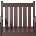 WestinTrends Malibu Set da Pranzo da Esterno 5 Pezzi con Tavolo Rotondo e Sedie in HDPE
