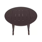 WestinTrends Malibu Set da Pranzo da Esterno 5 Pezzi con Tavolo Rotondo e Sedie in HDPE