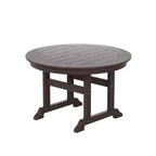 WestinTrends Malibu Set da Pranzo da Esterno 5 Pezzi con Tavolo Rotondo e Sedie in HDPE