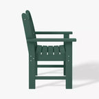 WestinTrends Malibu Set da Pranzo da Esterno 5 Pezzi con Tavolo Rotondo e Sedie in HDPE