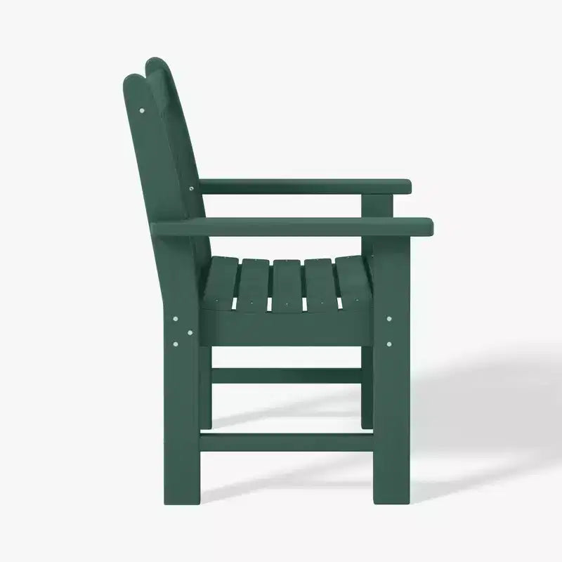 WestinTrends Malibu Set da Pranzo da Esterno 5 Pezzi con Tavolo Rotondo e Sedie in HDPE