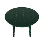 WestinTrends Malibu Set da Pranzo da Esterno 5 Pezzi con Tavolo Rotondo e Sedie in HDPE