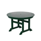 WestinTrends Malibu Set da Pranzo da Esterno 5 Pezzi con Tavolo Rotondo e Sedie in HDPE
