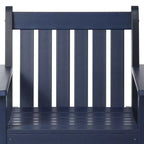 WestinTrends Malibu Set da Pranzo da Esterno 5 Pezzi con Tavolo Rotondo e Sedie in HDPE