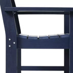 WestinTrends Malibu Set da Pranzo da Esterno 5 Pezzi con Tavolo Rotondo e Sedie in HDPE