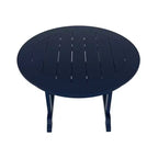 WestinTrends Malibu Set da Pranzo da Esterno 5 Pezzi con Tavolo Rotondo e Sedie in HDPE