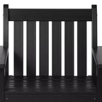 WestinTrends Malibu Set da Pranzo da Esterno 5 Pezzi con Tavolo Rotondo e Sedie in HDPE