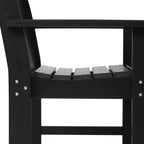 WestinTrends Malibu Set da Pranzo da Esterno 5 Pezzi con Tavolo Rotondo e Sedie in HDPE