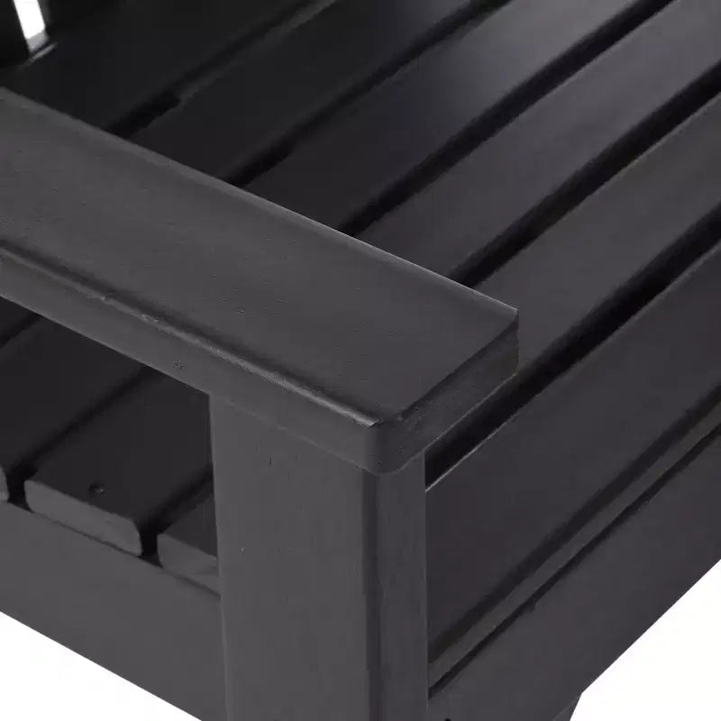 Set da pranzo da esterno WestinTrends Malibu a 7 pezzi in HDPE con tavolo e sedie