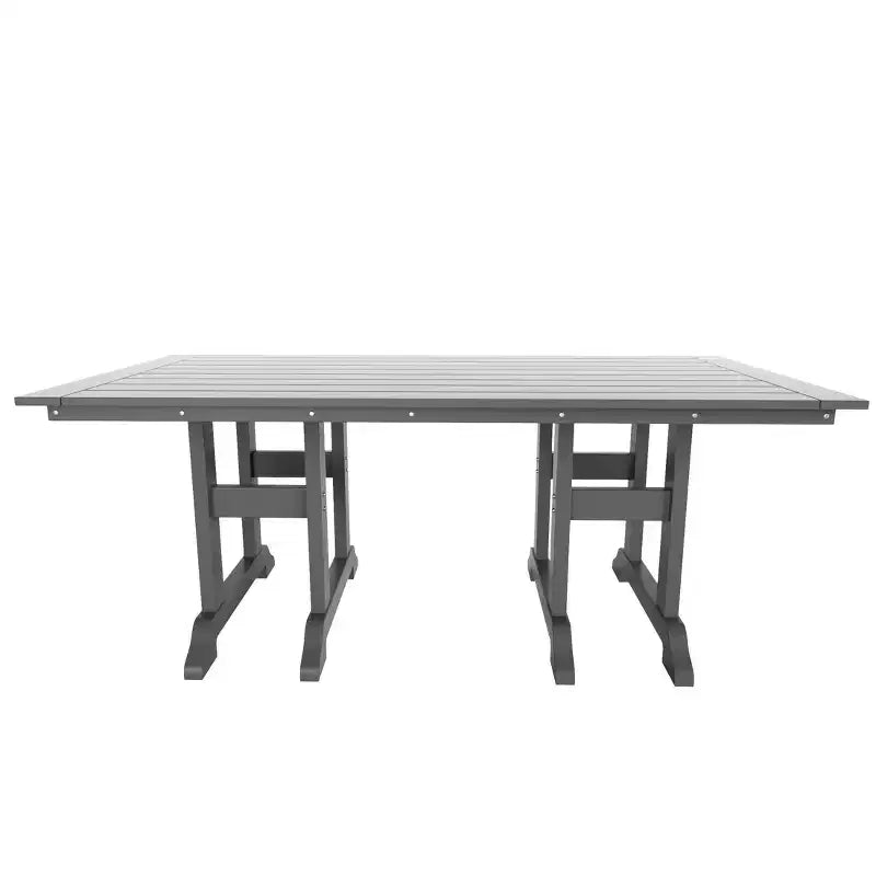 Set da pranzo da esterno WestinTrends Malibu a 7 pezzi in HDPE con tavolo e sedie