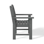 Set da pranzo da esterno WestinTrends Malibu a 7 pezzi in HDPE con tavolo e sedie