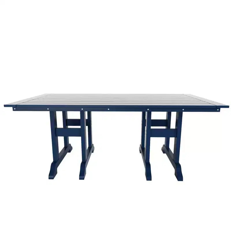 Set da pranzo da esterno WestinTrends Malibu a 7 pezzi in HDPE con tavolo e sedie