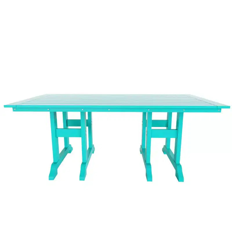 Set da pranzo da esterno WestinTrends Malibu a 7 pezzi in HDPE con tavolo e sedie