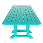 Set da pranzo da esterno WestinTrends Malibu a 7 pezzi in HDPE con tavolo e sedie