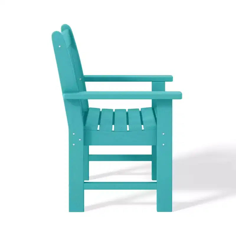 Set da pranzo da esterno WestinTrends Malibu a 7 pezzi in HDPE con tavolo e sedie