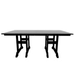 Set da pranzo da esterno WestinTrends Malibu a 7 pezzi in HDPE con tavolo e sedie