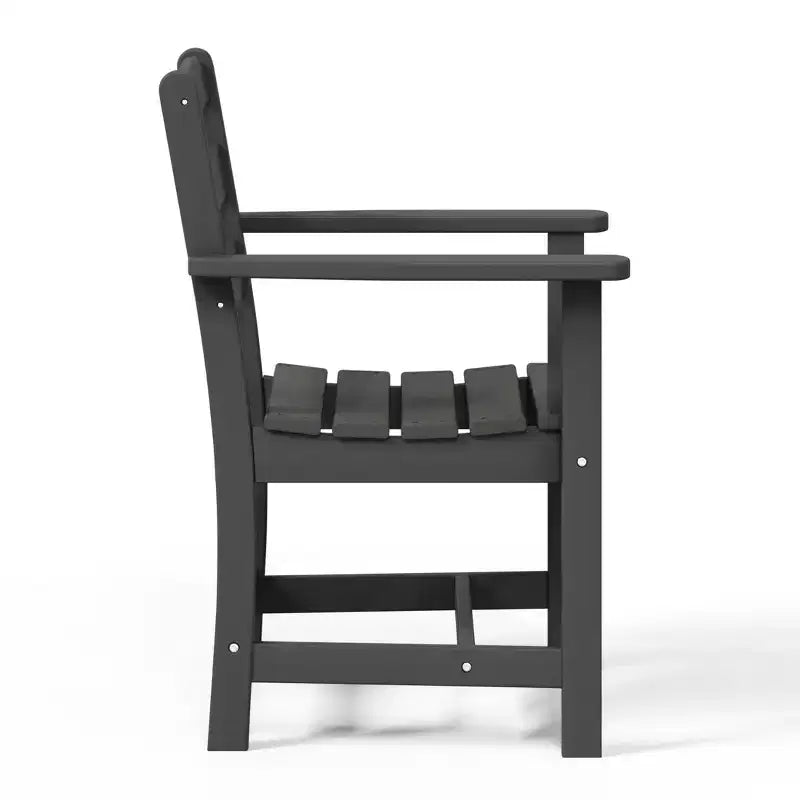 WestinTrends Ashore Set da pranzo quadrato da esterno 5 pezzi in HDPE con poltrone